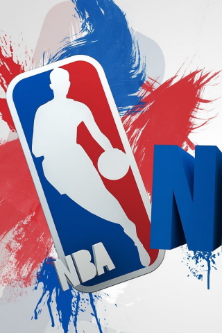 Fondo de pantalla NBA Logo 320x480
