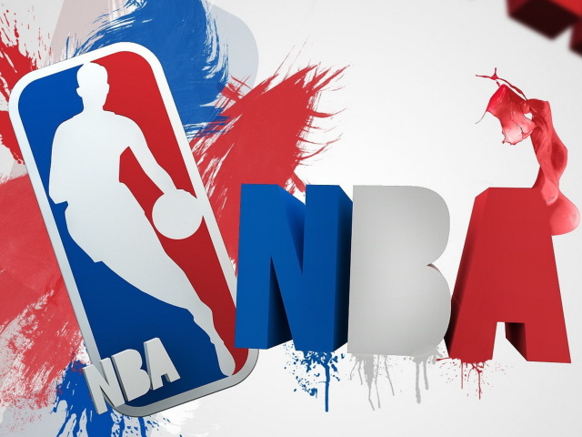Das NBA Logo Wallpaper 640x480