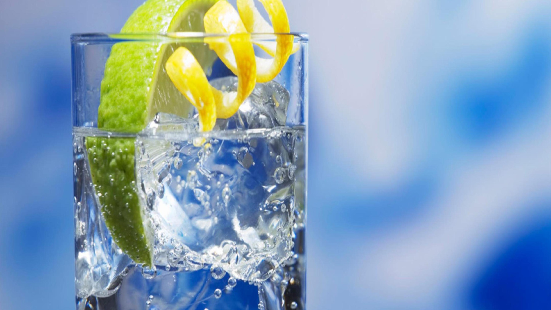 Обои Cold Lemon Drink 1920x1080