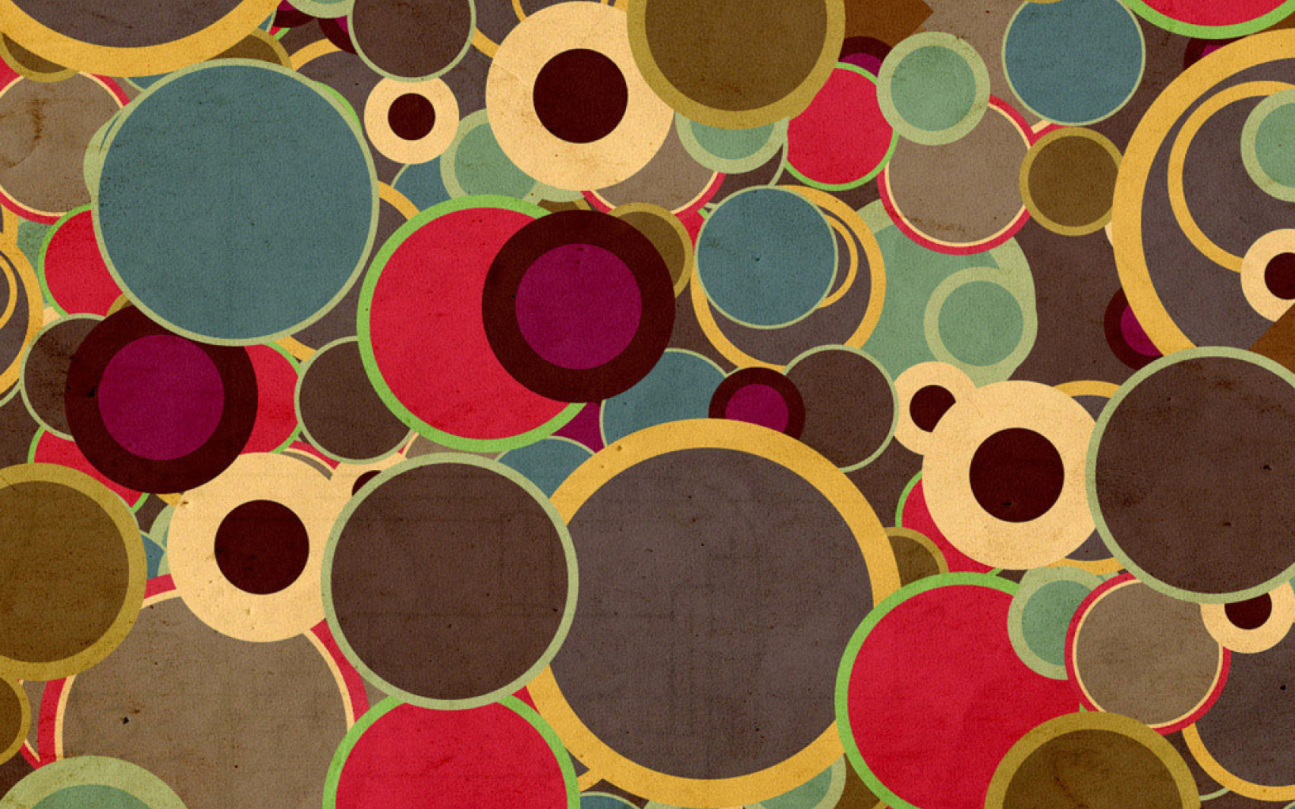 Das Abstract Circles Wallpaper 2560x1600