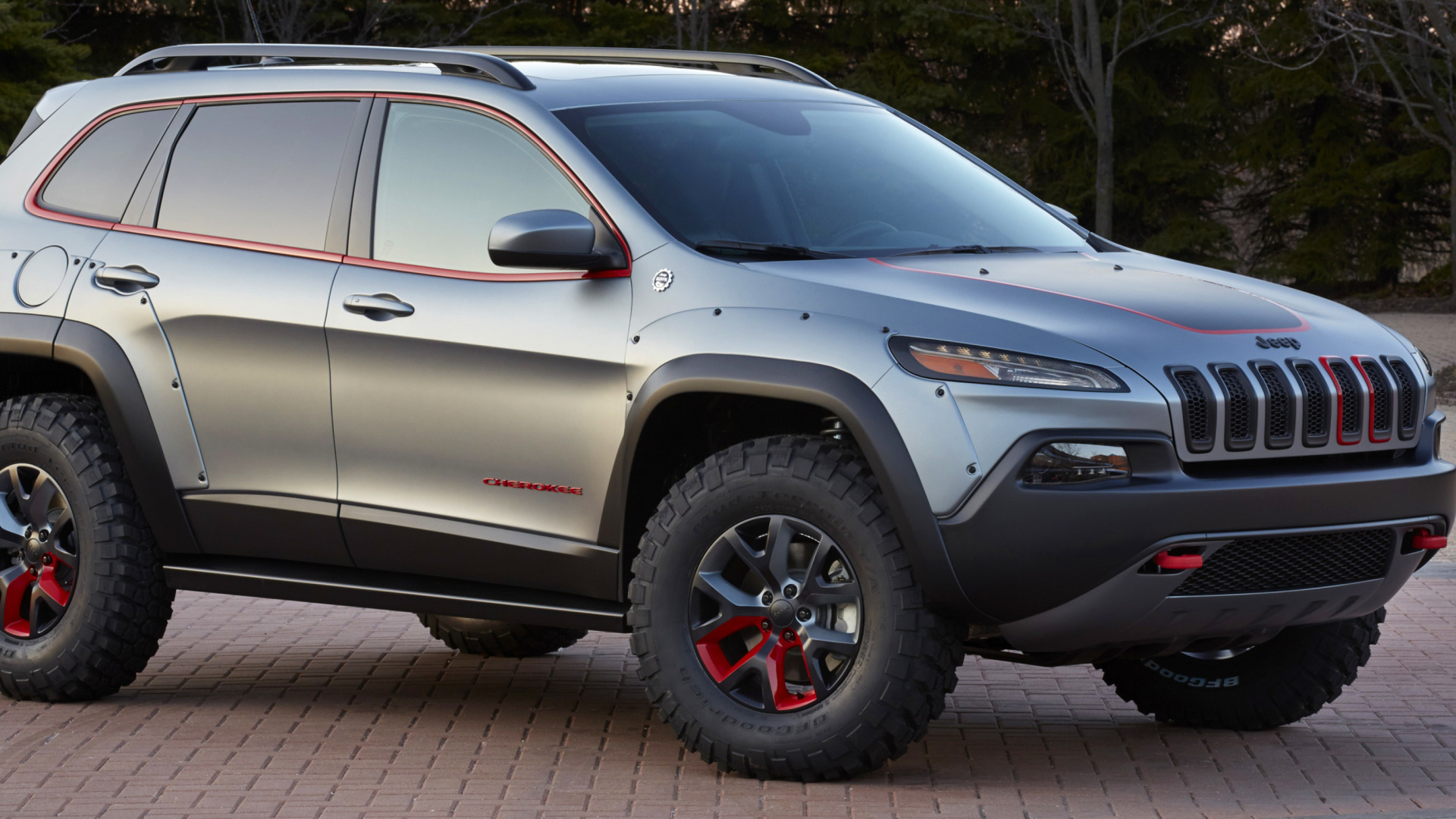 Screenshot №1 pro téma 2016 Jeep Cherokee Trailhawk 4WD 1920x1080