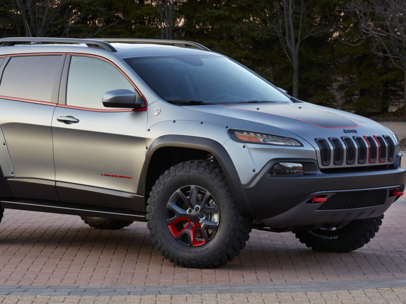 Обои 2016 Jeep Cherokee Trailhawk 4WD 800x600