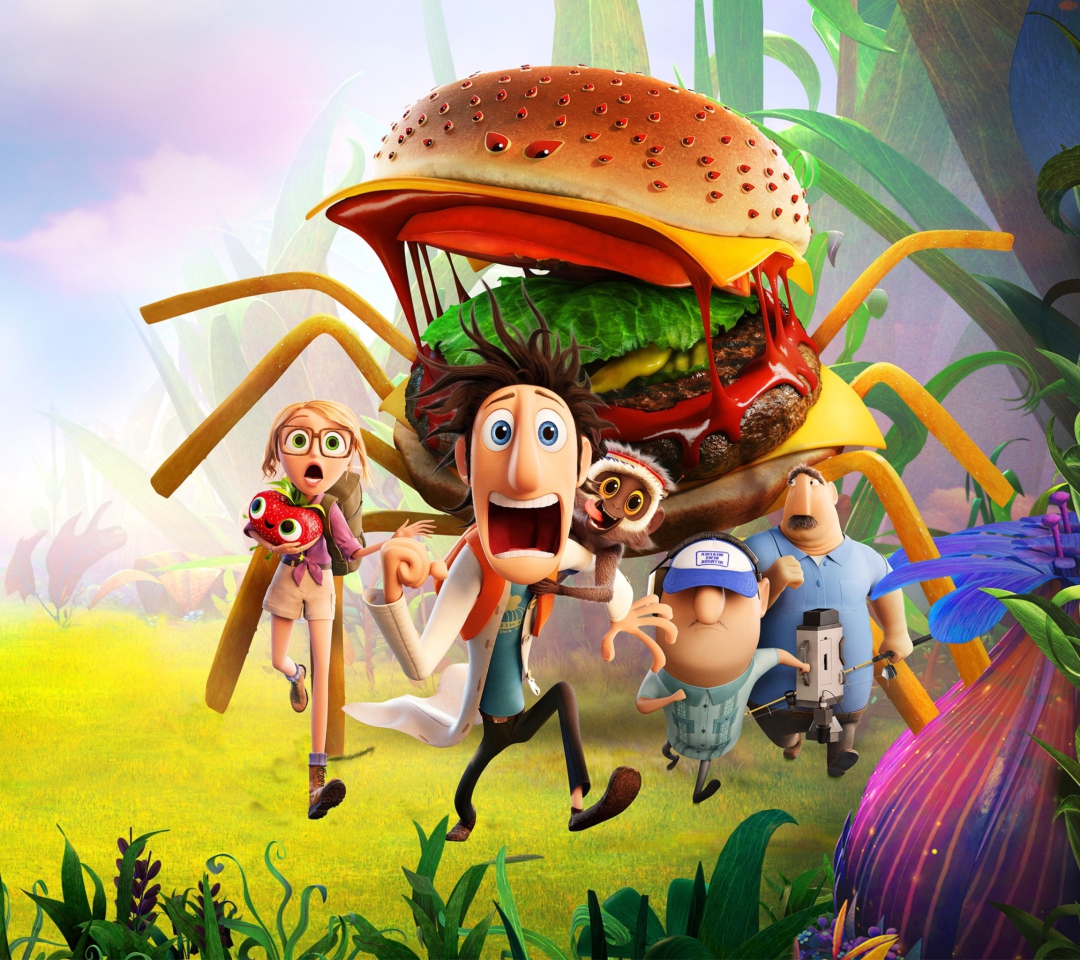 Das Cloudy With A Chance Of Meatballs Wallpaper 1080x960