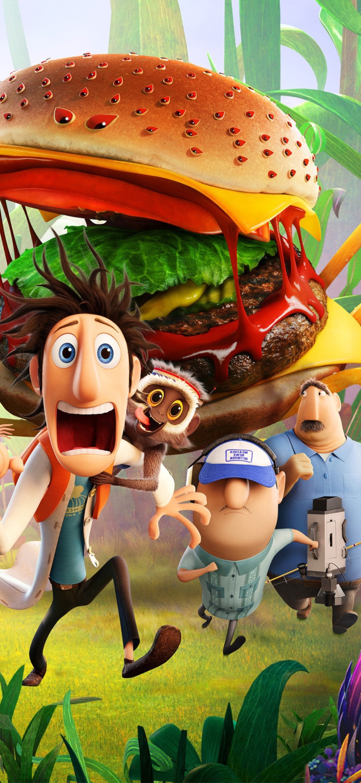 Sfondi Cloudy With A Chance Of Meatballs 1170x2532
