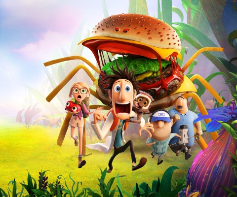 Sfondi Cloudy With A Chance Of Meatballs 480x400