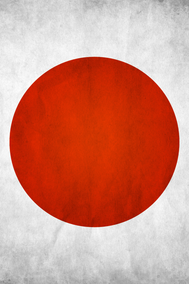 Обои Japan Flag 640x960