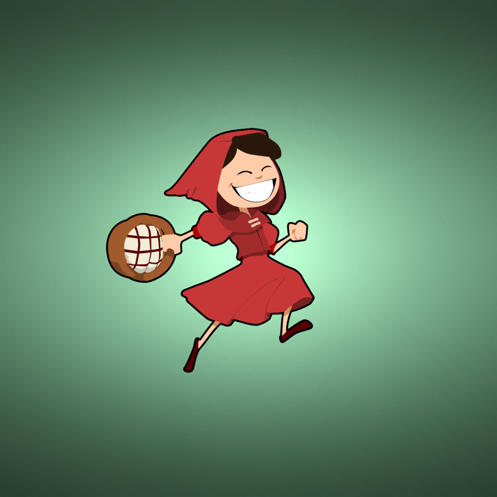 Red Riding Hood wallpaper 2048x2048