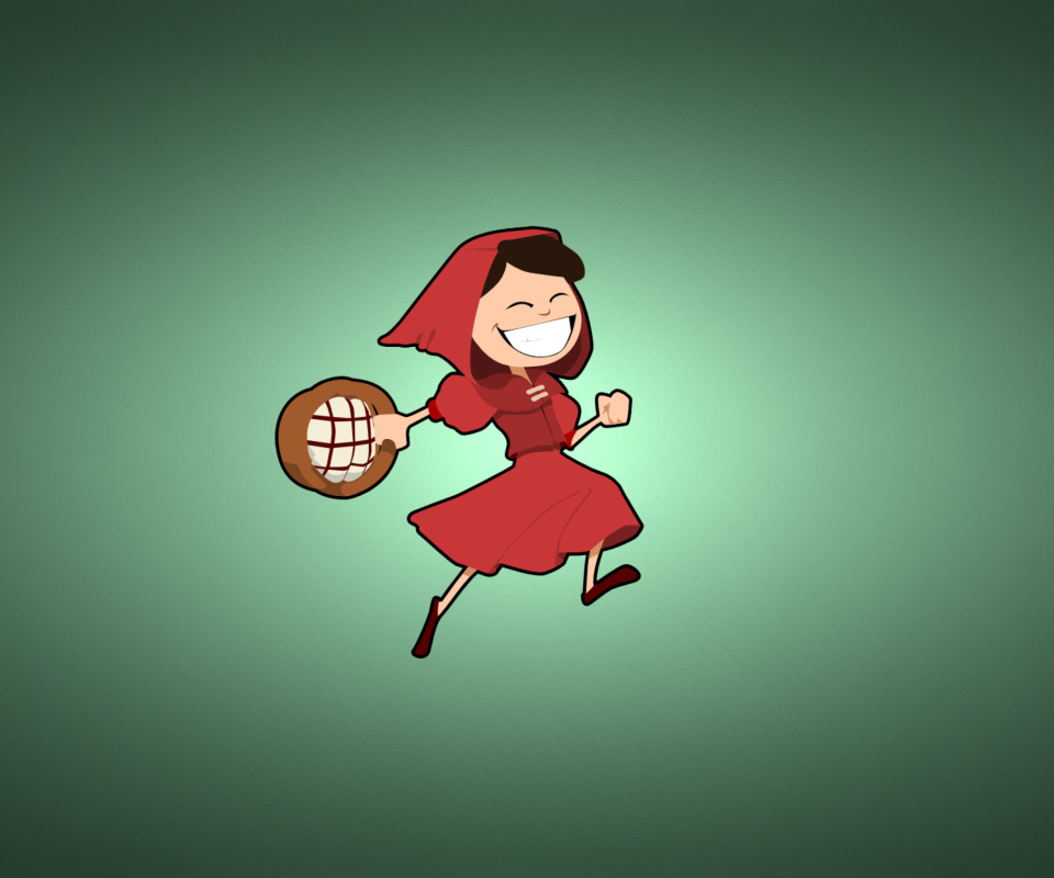 Das Red Riding Hood Wallpaper 960x800