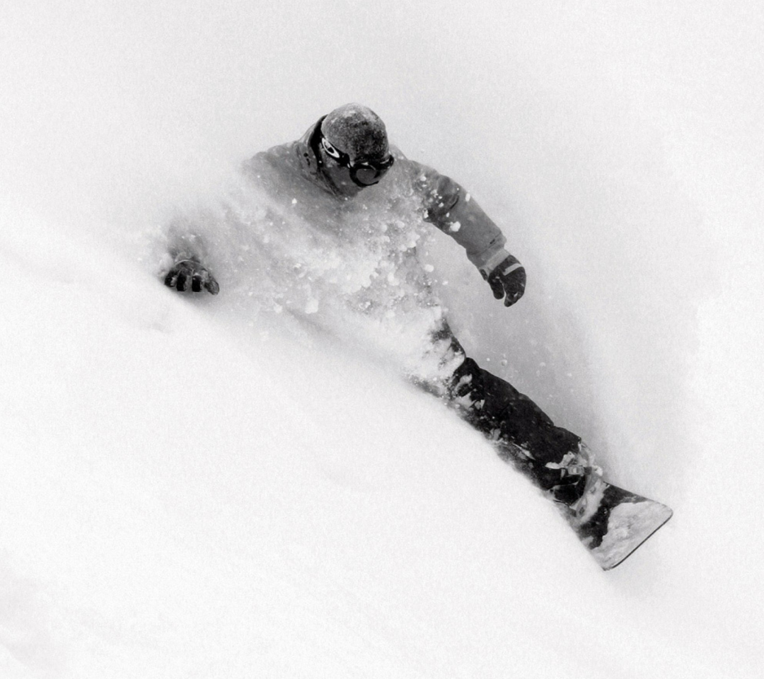 Das Snowboarding Wallpaper 1080x960
