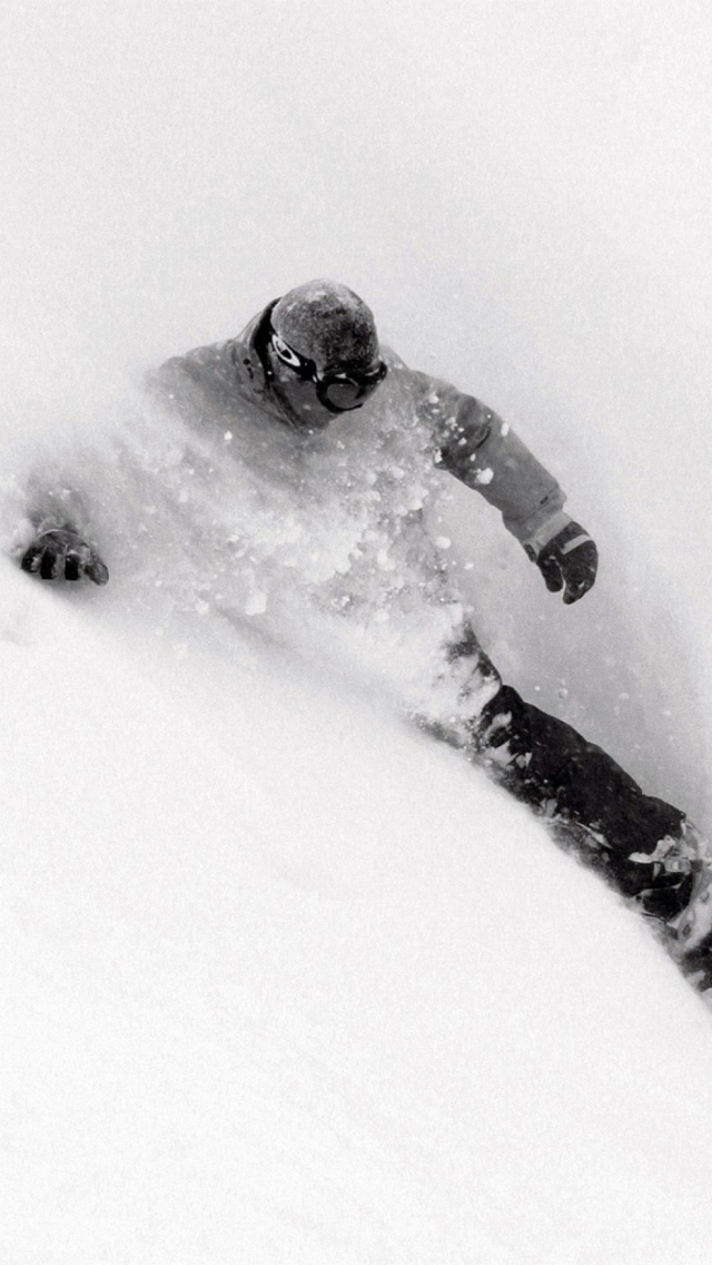 Das Snowboarding Wallpaper 640x1136