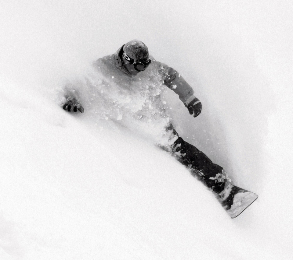 Das Snowboarding Wallpaper 960x854