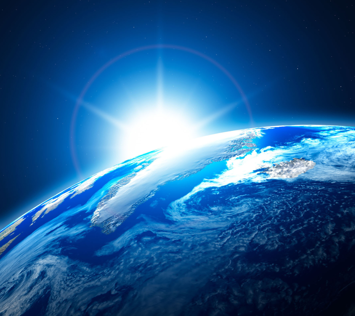 Sfondi Earth From Space 1440x1280