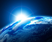 Sfondi Earth From Space 176x144