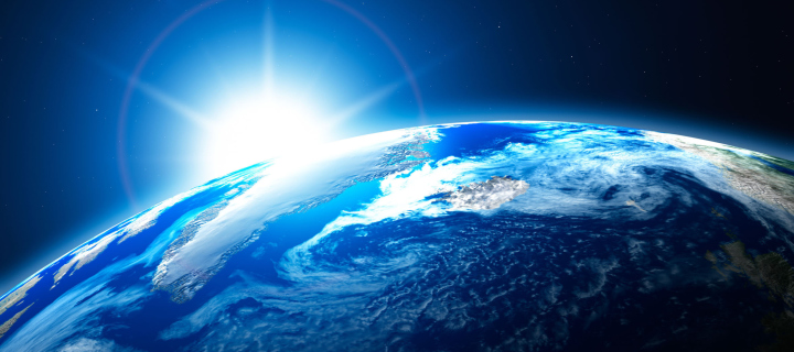 Earth From Space wallpaper 720x320