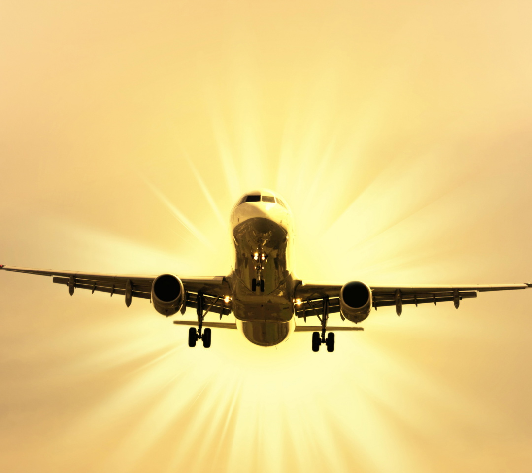 Airplane Takeoff wallpaper 1080x960
