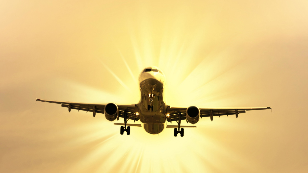 Airplane Takeoff wallpaper 1280x720