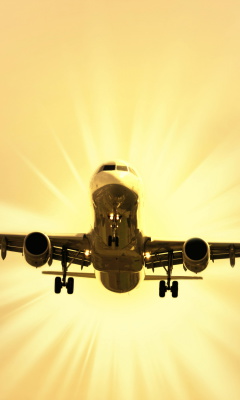 Airplane Takeoff wallpaper 240x400