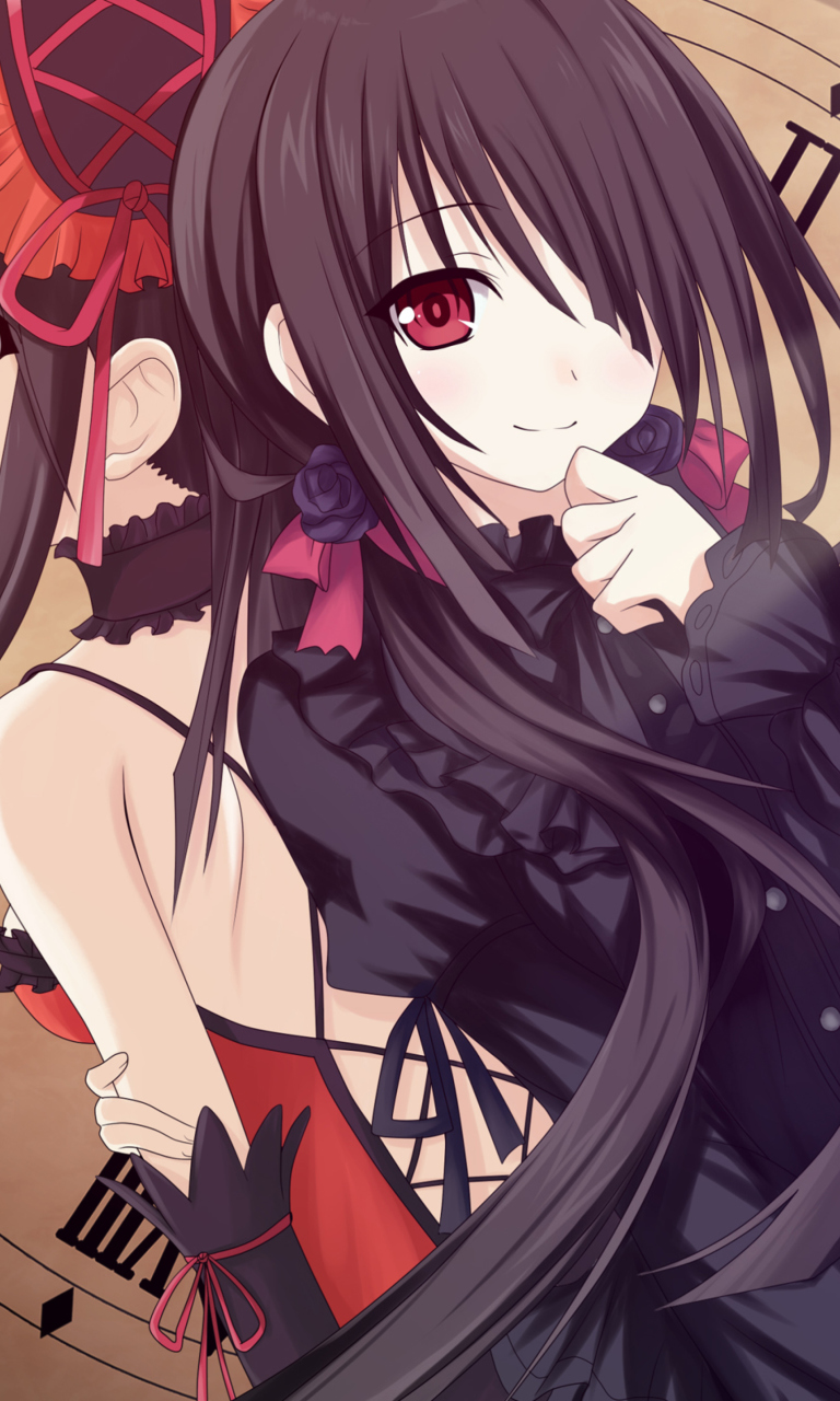 Обои Date A Live, Tokisaki Kurumi 768x1280