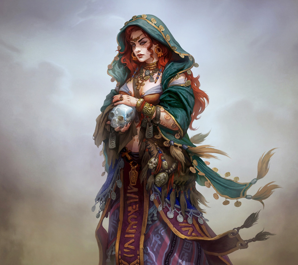 Das Gypsy Witchcraft in Romani mythology Wallpaper 960x854