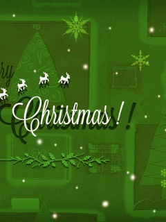 Das Merry Christmas! Wallpaper 240x320