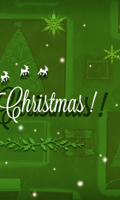 Das Merry Christmas! Wallpaper 240x400