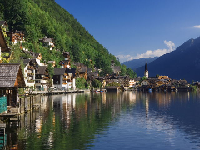 Обои Hallstatt Salzkammergut - Austria 640x480