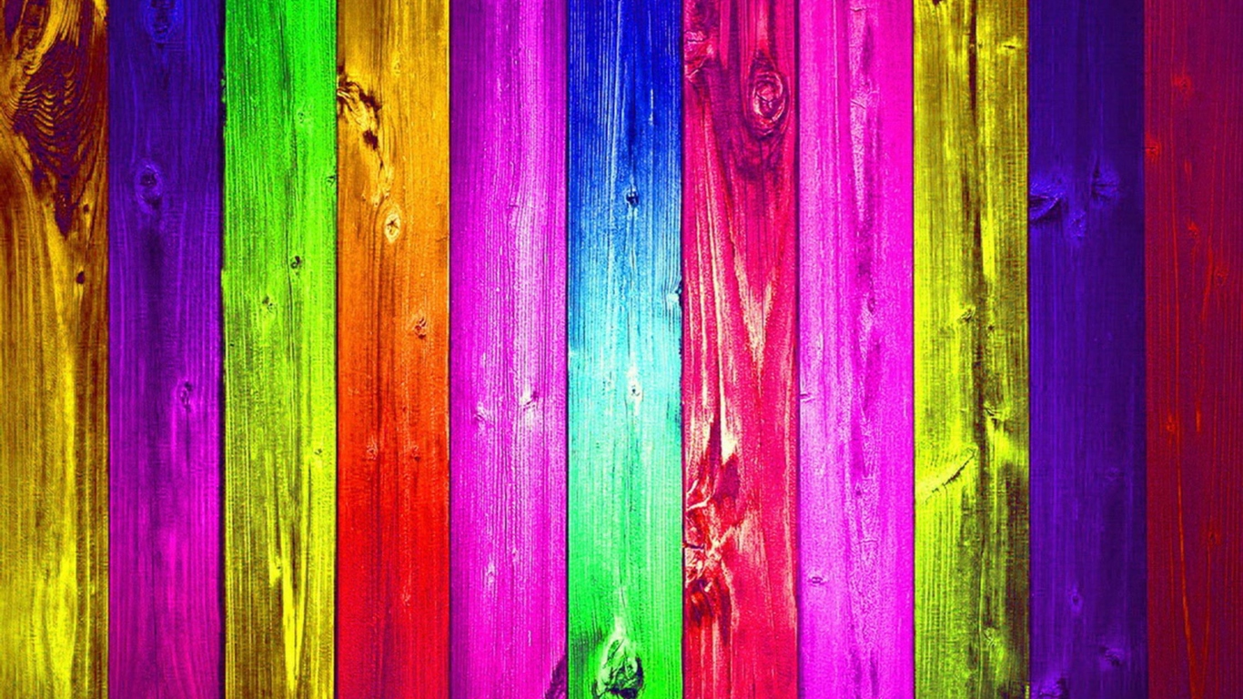 Fondo de pantalla Colourful Wall 1366x768
