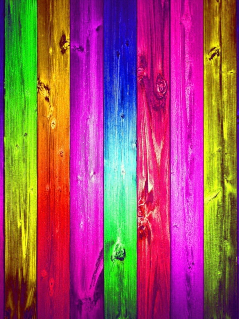 Sfondi Colourful Wall 480x640