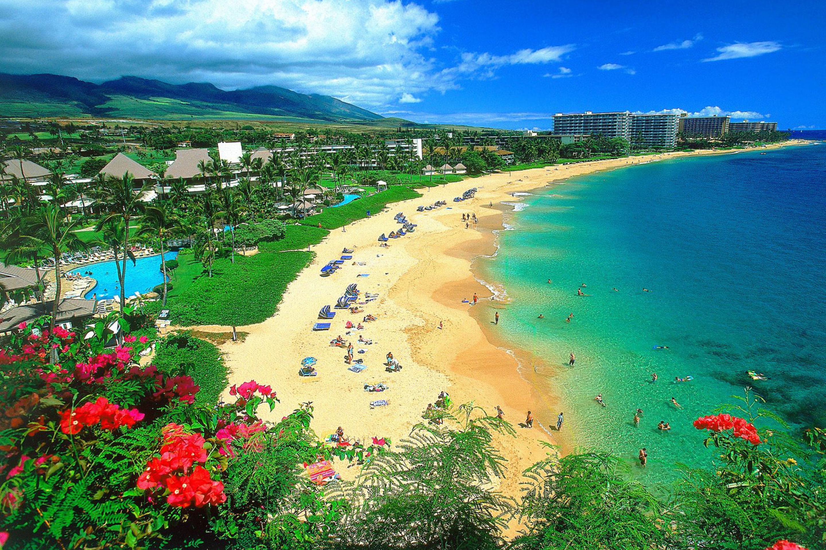 Das Kaanapali Beach Maui Hawaii Wallpaper 2880x1920