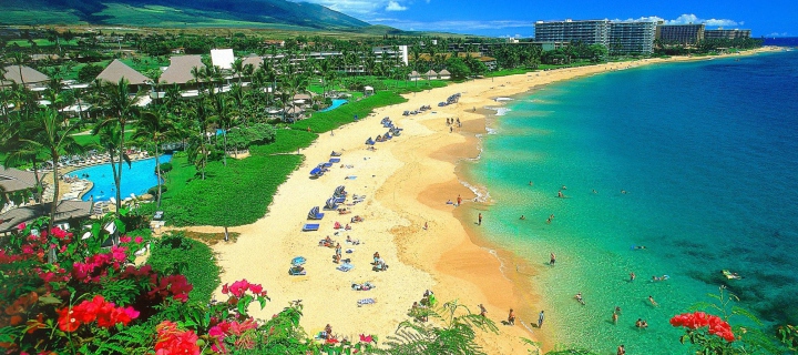 Screenshot №1 pro téma Kaanapali Beach Maui Hawaii 720x320
