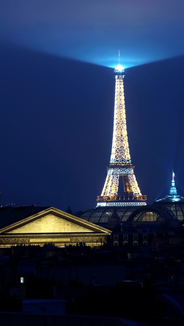 Обои Paris Night 640x1136