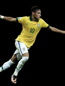 Neymar Brazil Football Player screenshot #1 132x176