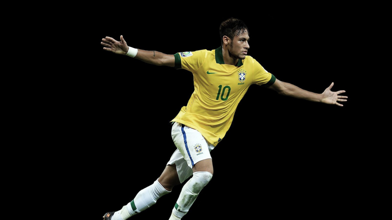 Das Neymar Brazil Football Player Wallpaper 1600x900