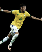 Das Neymar Brazil Football Player Wallpaper 176x220