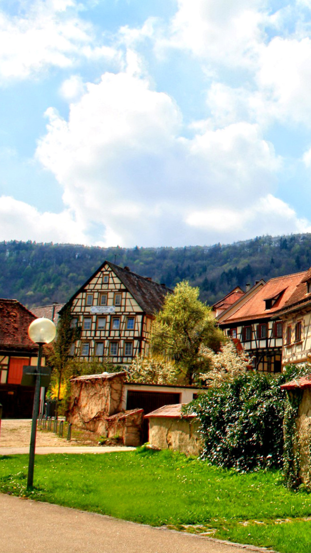 Sfondi Blaubeuren, Germany, Baden Wurttemberg 640x1136