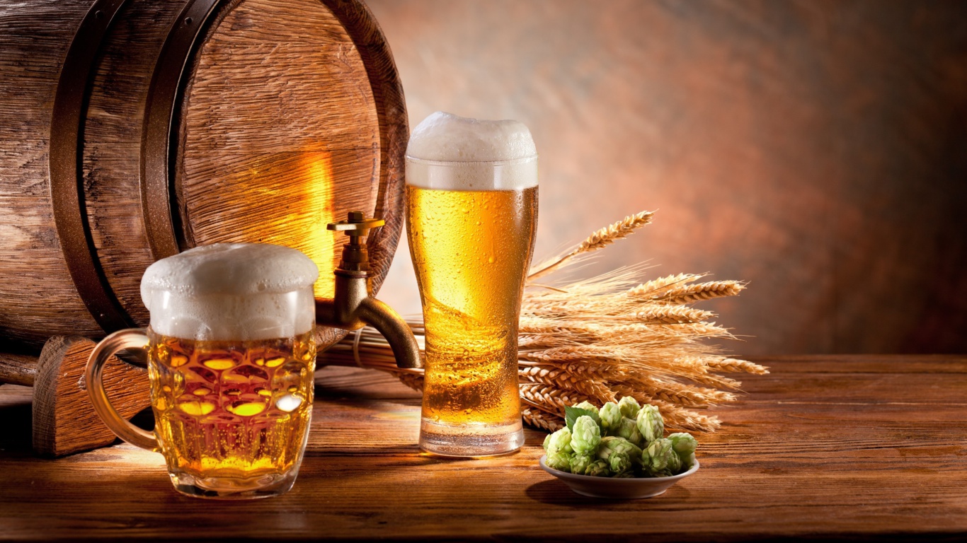 Screenshot №1 pro téma Beer and Hop 1366x768