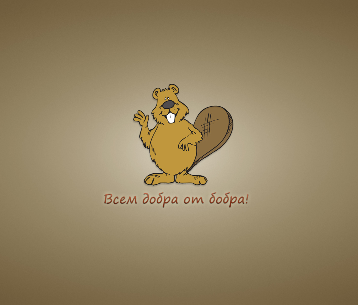 Обои Kind Beaver 1200x1024