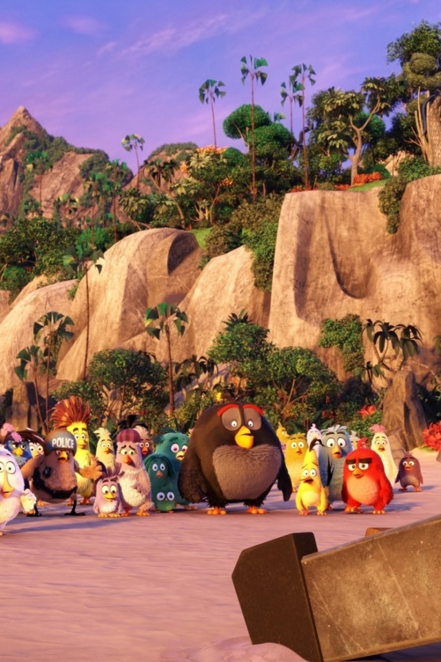 Das The Angry Birds Movie Wallpaper 640x960