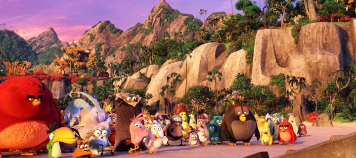 Das The Angry Birds Movie Wallpaper 720x320