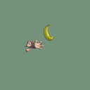 Das Monkey Wants Banana Wallpaper 128x128