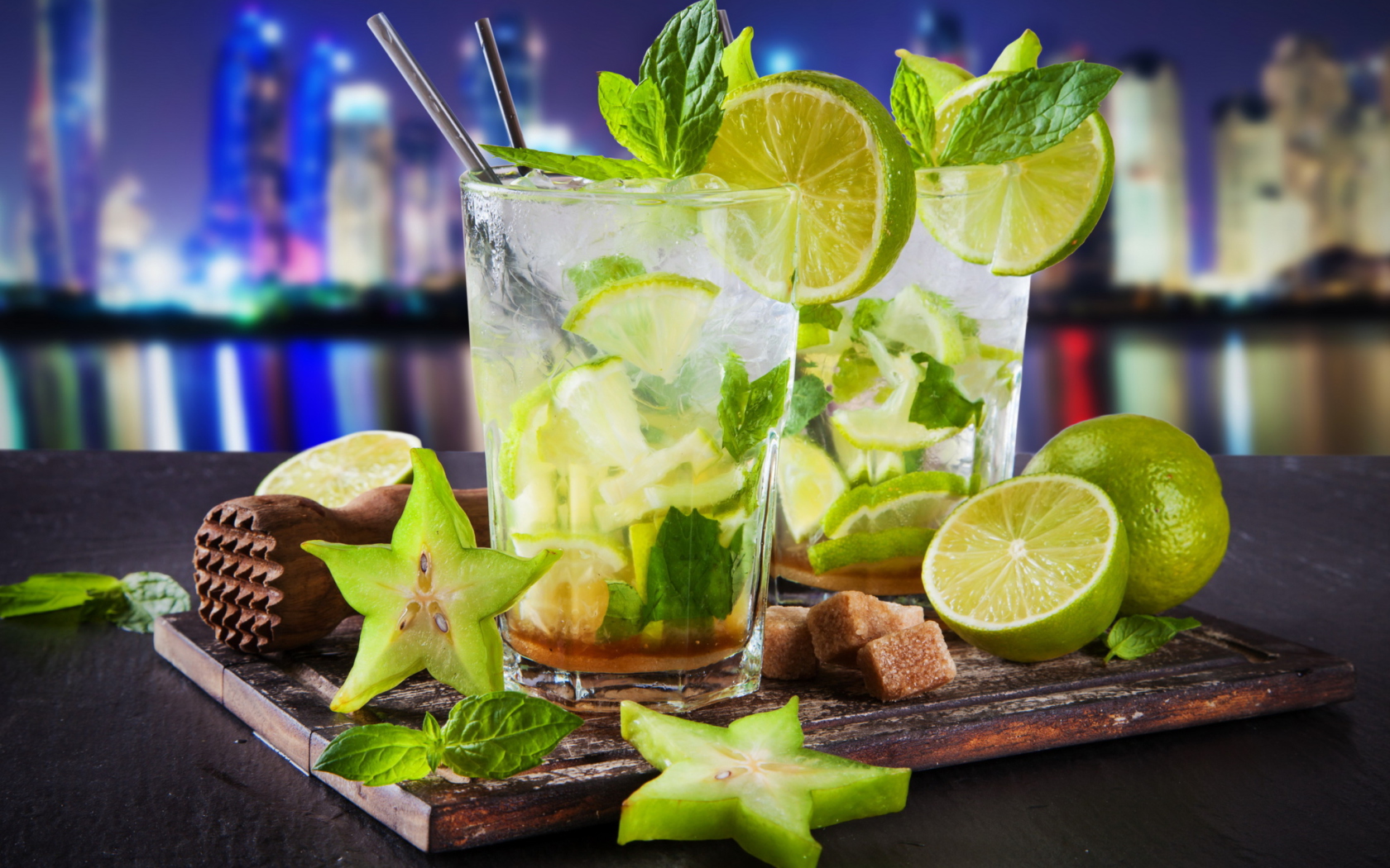 Mojito In Sky Bar wallpaper 1680x1050