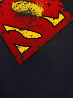 Fondo de pantalla Superman Sign 240x320