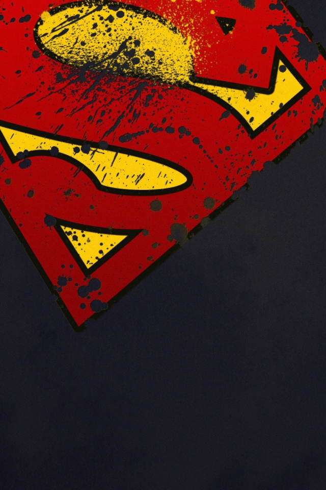 Das Superman Sign Wallpaper 640x960