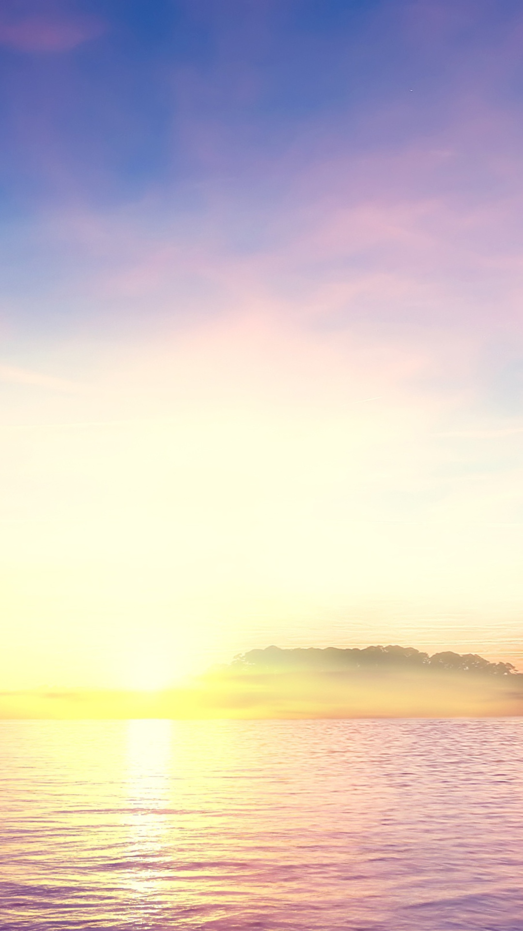 Tropical Island Sunset wallpaper 1080x1920
