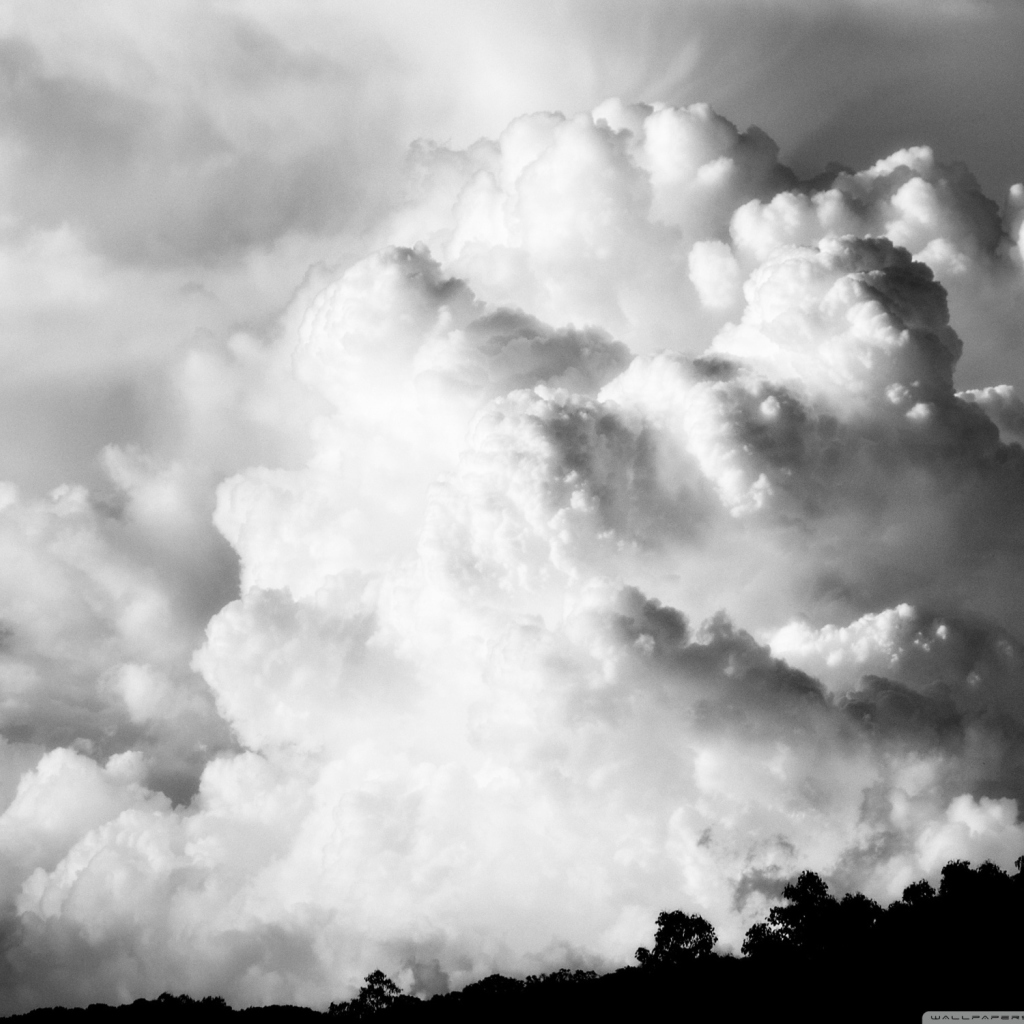 Das Explosive Clouds Wallpaper 1024x1024