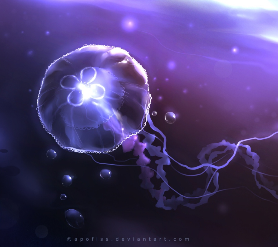 Underwater Jellyfish screenshot #1 960x854