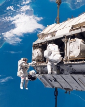 Sfondi American Astronaut 176x220