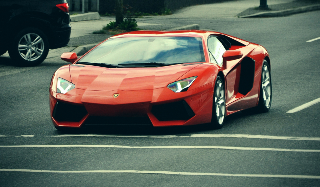 Screenshot №1 pro téma Lamborghini Aventador 1024x600