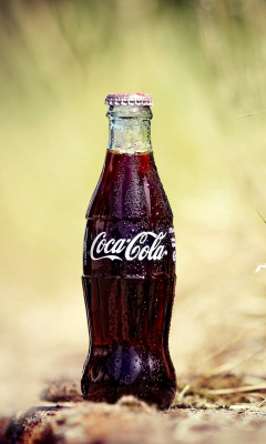 Das Coca Cola Soft Drink Wallpaper 240x400