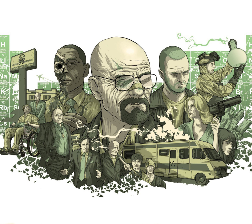 Sfondi Breaking Bad Illustration 960x854